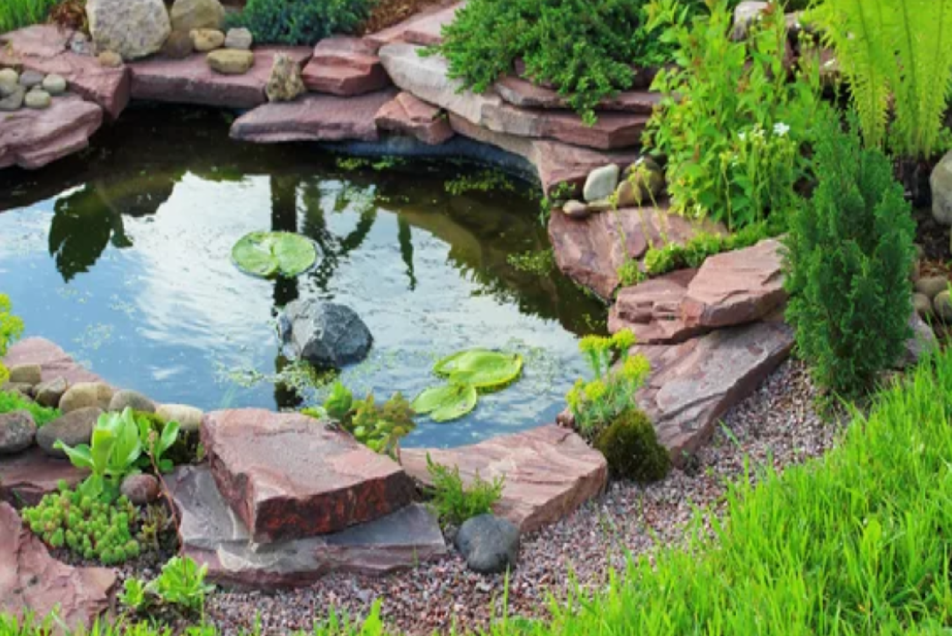 Waterfalls and Ponds